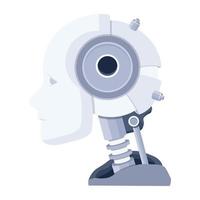 Trendy Humanoid Robot vector
