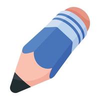Trendy Drawing Pencil vector