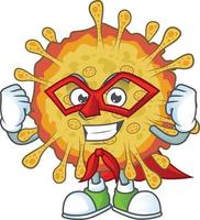 A cartoon character of outbreaks coronavirus vector