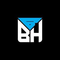 Diseño creativo del logotipo de la letra bbh con gráfico vectorial, logotipo simple y moderno de bbh. vector