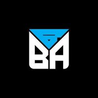 diseño creativo del logotipo de la letra bba con gráfico vectorial, logotipo simple y moderno de bba. vector