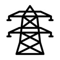 Electric Tower Icon Design vector