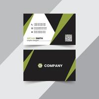 Minimal Corporate Business Card Design Template vector