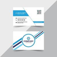 Minimal Corporate Business Card vector Design Template
