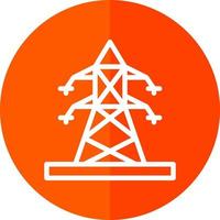 Electric Pole Vector Icon Design