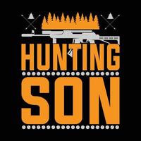 caza camiseta diseño, cazador camiseta, cazador, caza, vector