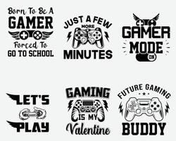 Gaming t-shirt design, gamer t-shirt design, game t-shirt,  t-shirt design template. vector