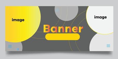 Banner Website Free Template vector