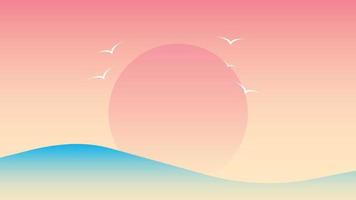 summer backdrop wallpaper vector