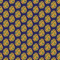 easter egg pattern background vector