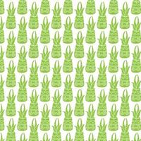 aloe vera pattern background vector