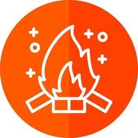 Bonfire Vector Icon Design