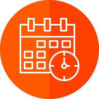 Time ANd Date Vector Icon Design