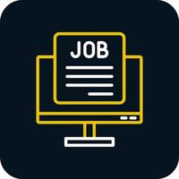 Job Vacancy Vector Icon Design