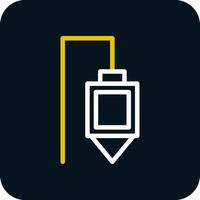 Plumb Bob Vector Icon Design