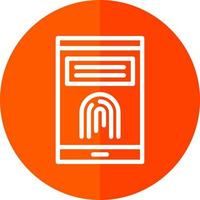 Finger Print Vector Icon Design