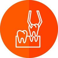 Teeth Extraction Vector Icon Design