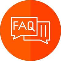 Faq Vector Icon Design