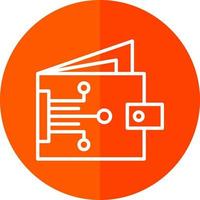 Digital Wallet Vector Icon Design