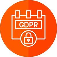 Gdpr Plugin Vector Icon Design