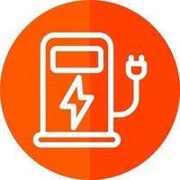 Charging Station Vector Icon Design