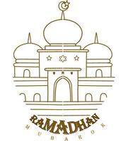 Ramadhan Mubarok Background vector