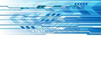 Abstract technology blue arrow geometric speed on white blank space design modern futuristic creative  background vector