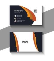 Simple Corporate Business Card Template Design vector