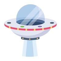 Trendy UFO Concepts vector