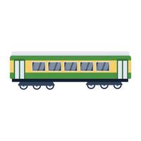 Trendy Railway Cabin vector