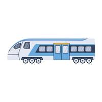 Trendy Bullet Railway vector