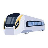 Trendy Tram Concepts vector