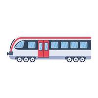 Trendy Railway Transport vector