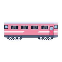 Trendy Train Cabin vector