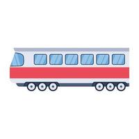 Trendy Train Cabin vector