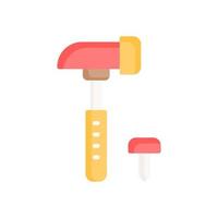 hammer icon for your website design, logo, app, UI. vector