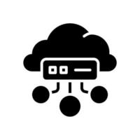 nube icono para tu sitio web diseño, logo, aplicación, ui vector