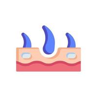 epidermis icon for your website design, logo, app, UI. vector