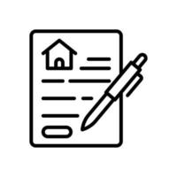 contract icon for your website design, logo, app, UI. vector