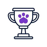 icono de trofeo para el diseño de su sitio web, logotipo, aplicación, ui. vector