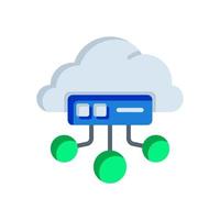 nube icono para tu sitio web diseño, logo, aplicación, ui vector