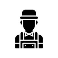 farmer icon for your website design, logo, app, UI. vector