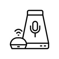 voice assistant icon for your website design, logo, app, UI. vector