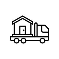 moving truck icon for your website design, logo, app, UI. vector