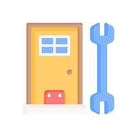 door repair icon for your website design, logo, app, UI. vector