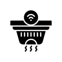 smoke detector icon for your website design, logo, app, UI. vector