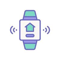 reloj inteligente icono para tu sitio web diseño, logo, aplicación, ui vector