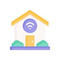 smart home icon for your website design, logo, app, UI. vector