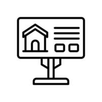 billboard icon for your website design, logo, app, UI. vector