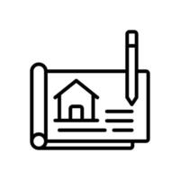 arquitectura icono para tu sitio web diseño, logo, aplicación, ui vector